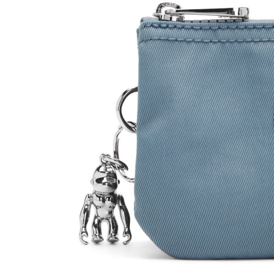 Femmes Kipling Porte Monnaie | Porte-Monnaie Creativity S Grey Blazing En Toile - Kipling