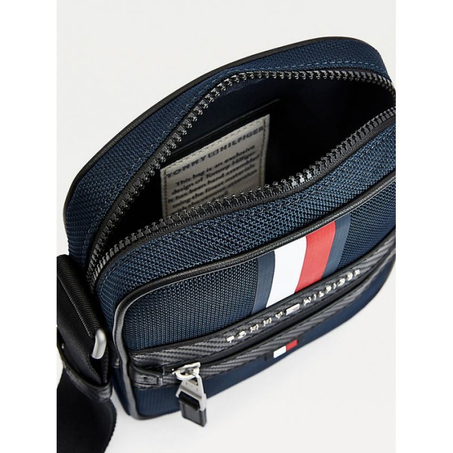 Hommes Tommy Hilfiger Sacoche | Sacoche Elevated En Toile - Tommy Hilfiger