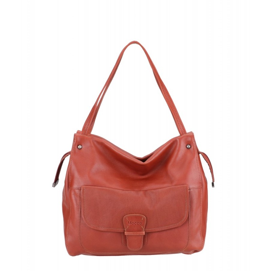 Femmes Mocca Sac Porte Epaule | Sac Epaule Valeria