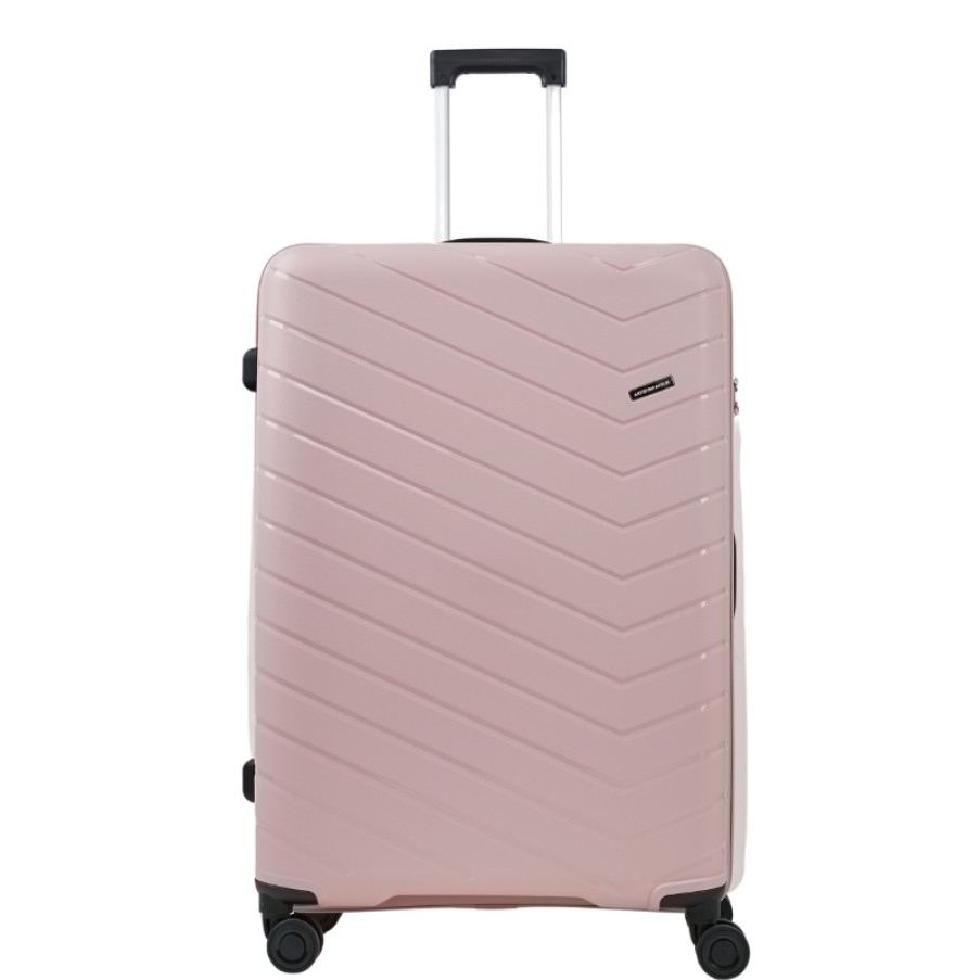 Bagages Arthur & Aston | Valise Trolley 77Cm Rigide Rose