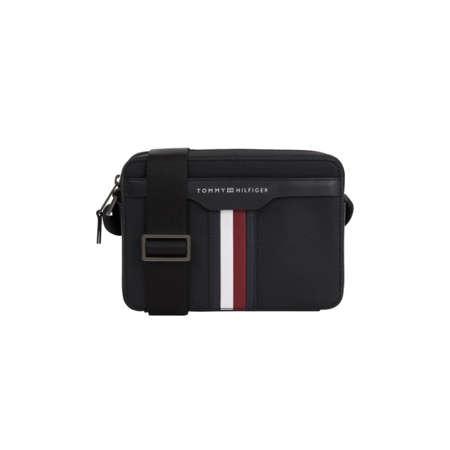 Hommes Tommy Hilfiger Sacoche | Sac Travers Th Coated En Synthetique - Tommy Hilfiger