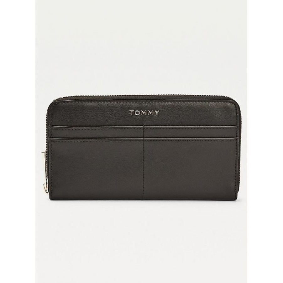 Femmes Tommy Hilfiger Portefeuille | Compagnon Zippe Tommy Iconic En Synthetique - Tommy Hilfiger