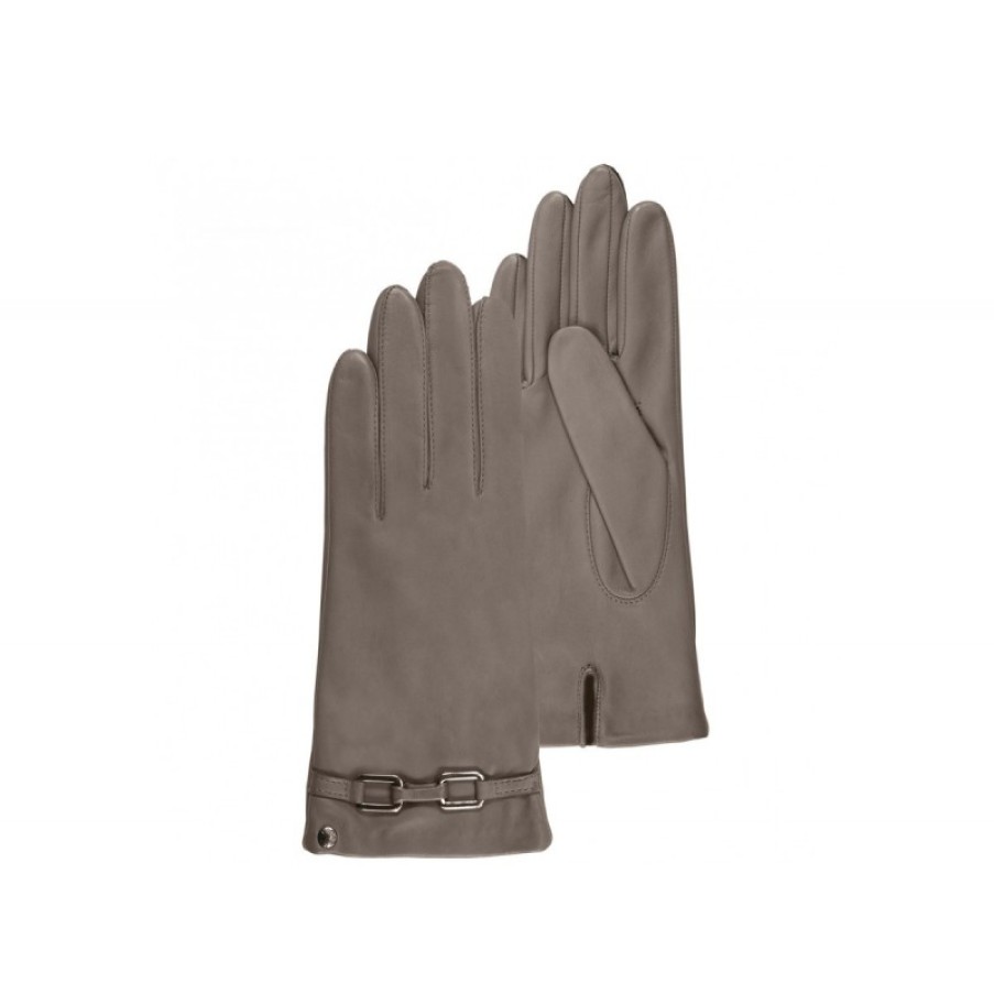 Femmes Isotoner Gants | Gants Femme Cuir Agneau Seigle - Isotoner