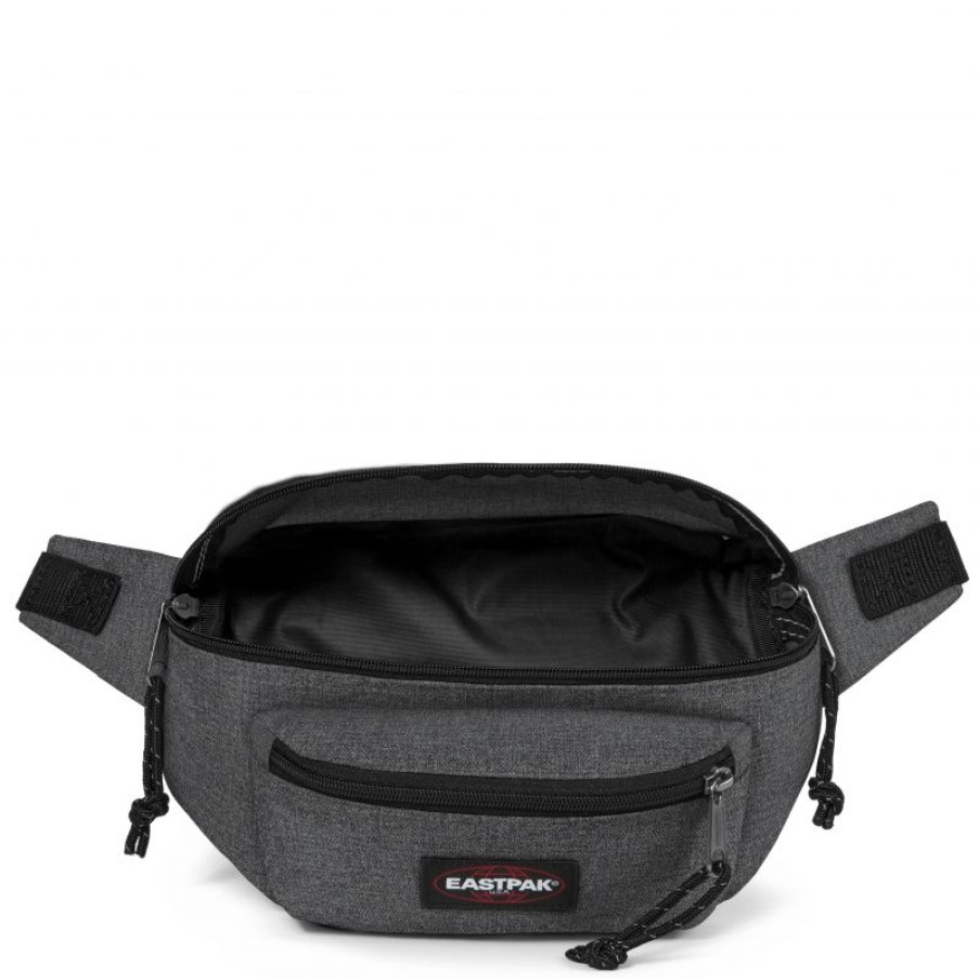 Hommes Eastpak Sac Banane | Banane Doggy Bag Cloud Black Denim - Eastpak