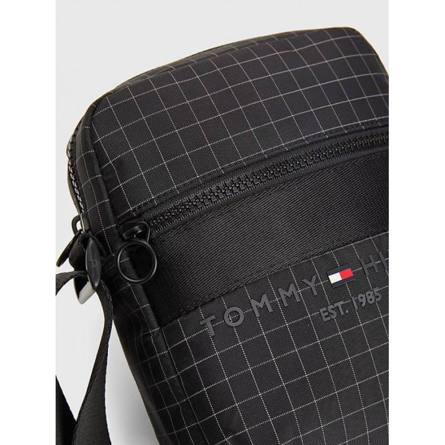 Hommes Tommy Hilfiger Sacoche | Mini Sac Reporter Th Established En Synthetique - Tommy Hilfiger