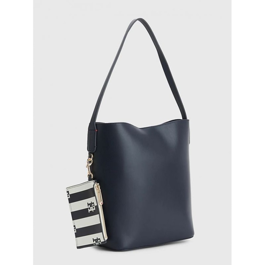 Femmes Tommy Hilfiger Sac Porte Epaule | Sac Epaule Iconic En Synthetique - Tommy Hilfiger