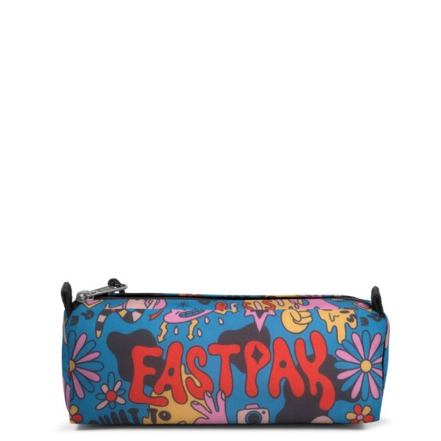 Femmes Eastpak Trousse | Trousse Benchmark Doodle Blue - Eastpak