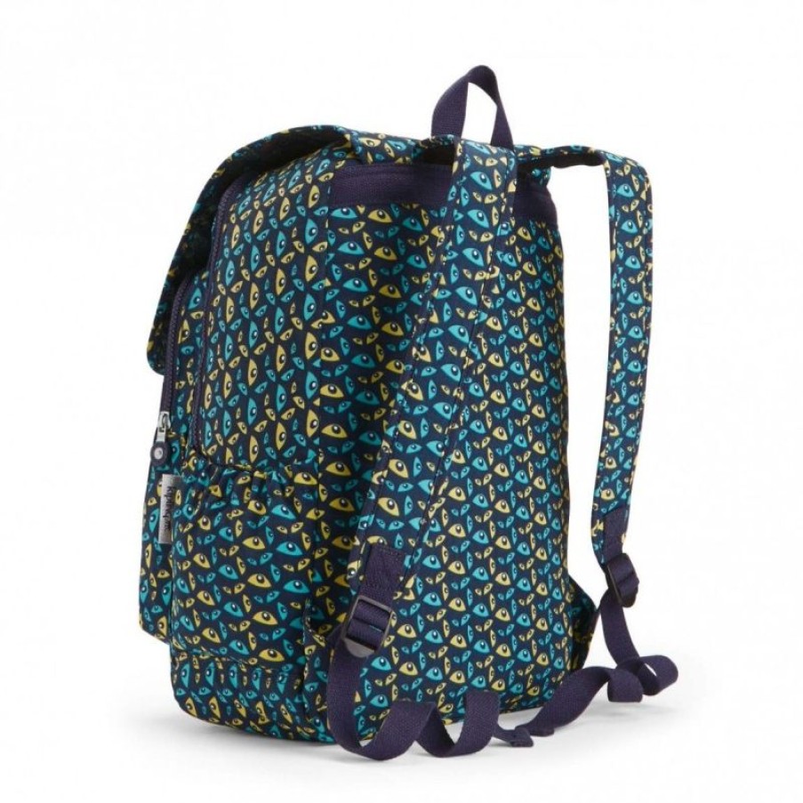 Femmes Kipling Sac A Dos Ordinateur | Sac A Dos Ordinateur Haruko Nocturnal Eye - Kipling