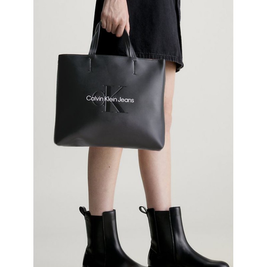 Femmes Calvin Klein Sac A Main | Sac Cabas Sculpted En Synthetique - Calvin Klein