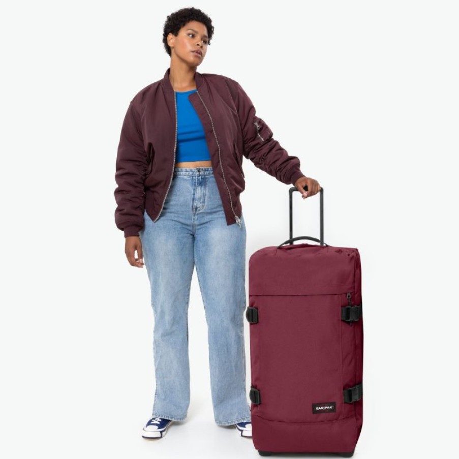 Bagages Eastpak | Sac De Voyage Tranverz M Bushy Burgundy - Eastpak