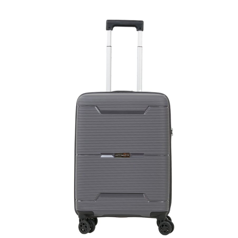 Bagages Arthur & Aston | Valise Cabine Trolley 55Cm Rigide Gris