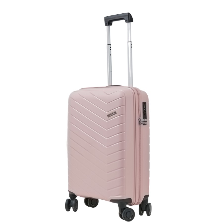 Bagages Arthur & Aston | Valise Cabine Trolley 55Cm Rigide Rose