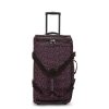 Bagages Kipling | Sac De Voyage 66Cm A Roulettes Teagan M Happy Squares En Toile - Kipling