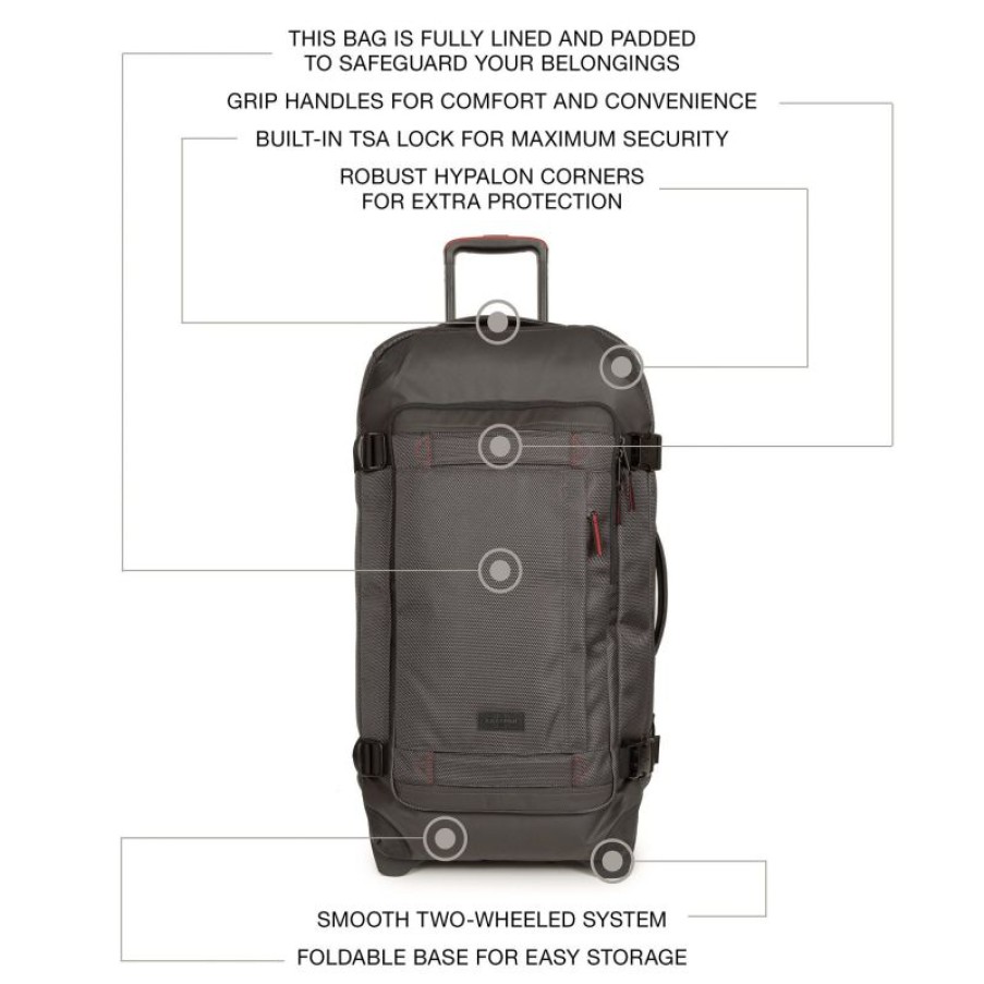 Bagages Eastpak | Sac De Voyage Tranverz M Cnnt Accent Grey - Eastpak