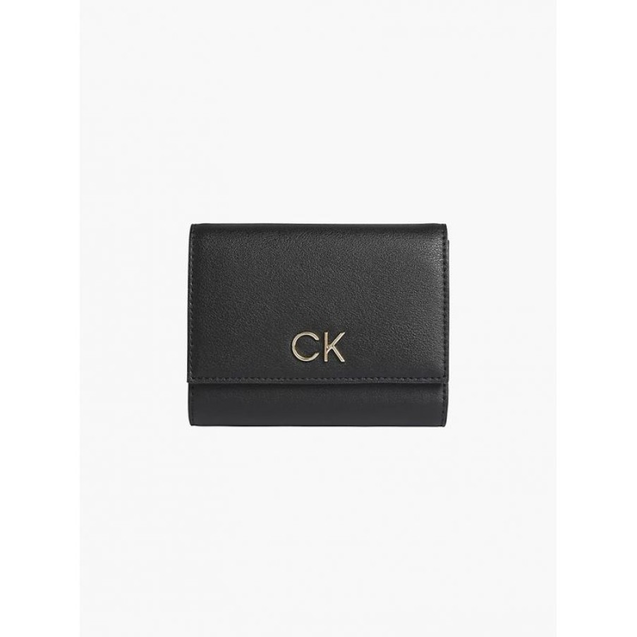 Femmes Calvin Klein Portefeuille | Portefeuille Re-Lock En Synthetique - Calvin Klein