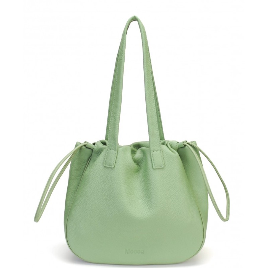 Femmes Mocca Sac Porte Epaule | Sac Porte Epaule En Cuir Dana - Mocca