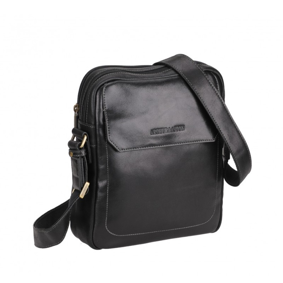 Hommes Arthur & Aston Sacoche | Sac Travers Xl Martin En Cuir