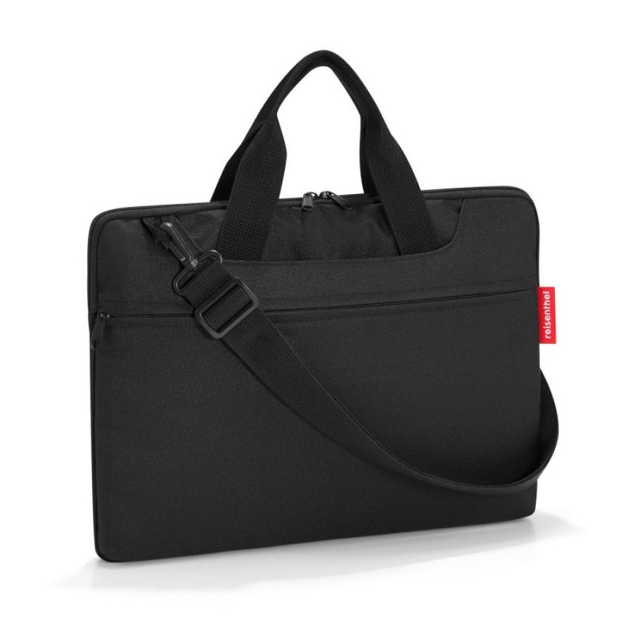 Hommes Reisenthel Sacoche Ordinateur | Sacoche Ordinateur Netbookbag Black En Toile - Reisenthel