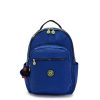 Femmes Kipling Sac A Dos | Sac A Dos Seoul Blue Ink Combo En Toile - Kipling