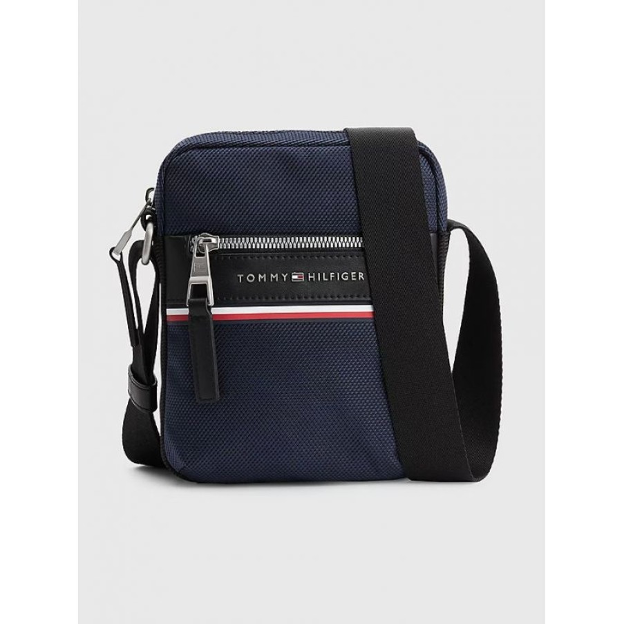 Hommes Tommy Hilfiger Sacoche | Sac Reporter 1985 En Toile - Tommy Hilfiger