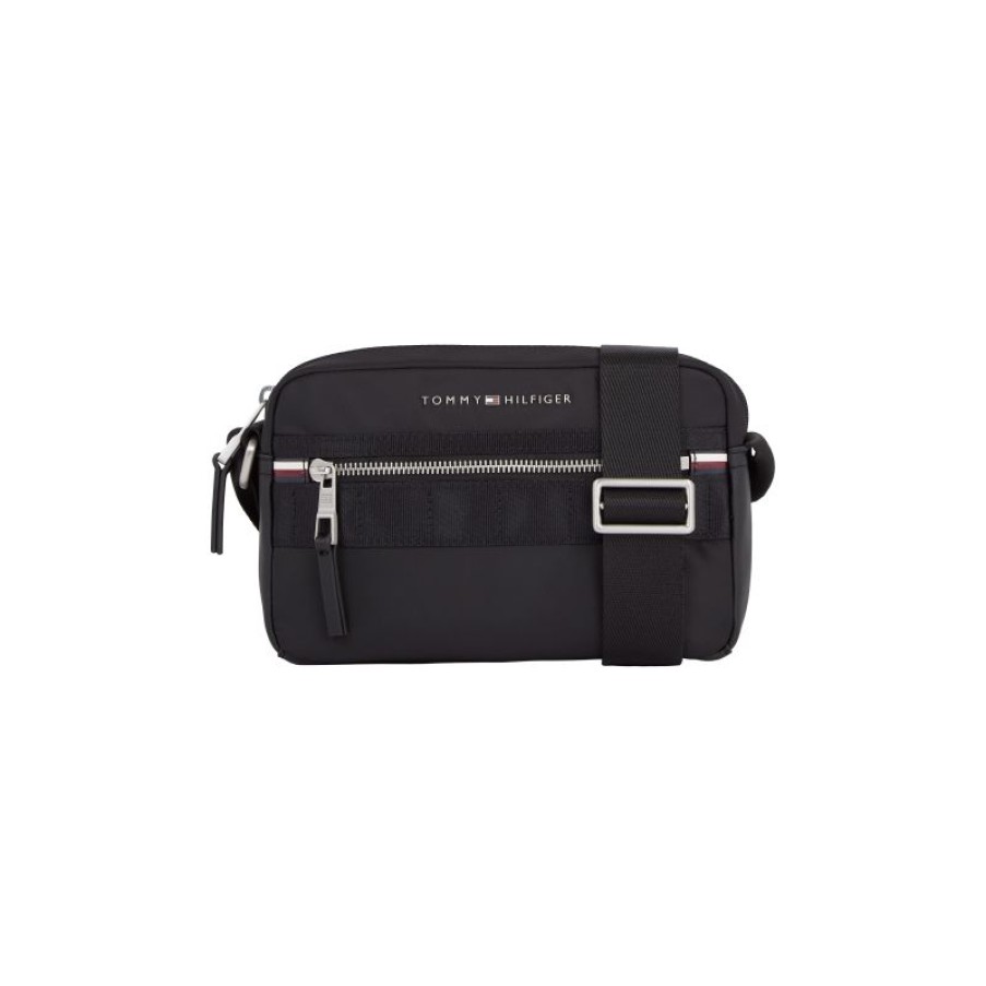 Hommes Tommy Hilfiger Sacoche | Sac Travers Th Elevated En Toile - Tommy Hilfiger