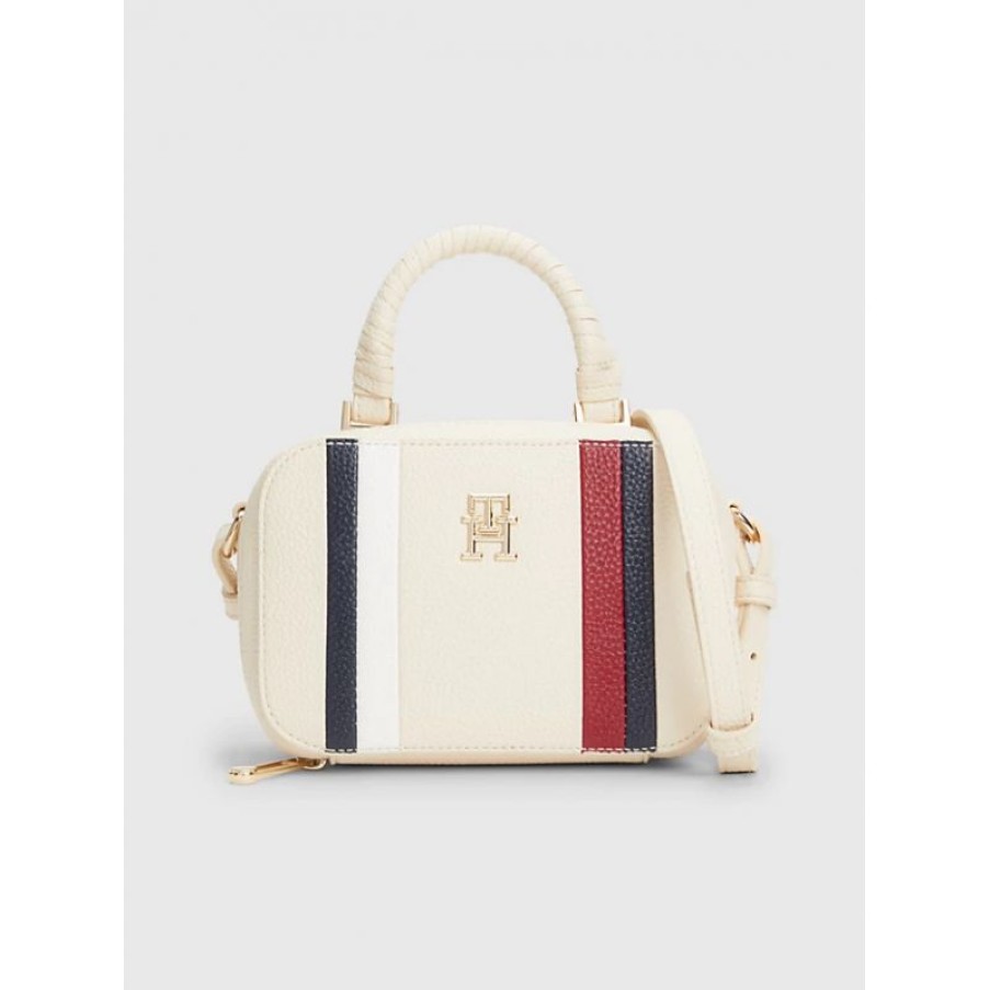 Femmes Tommy Hilfiger Sac Porte Epaule | Sac A Main Emblem En Synthetique - Tommy Hilfiger