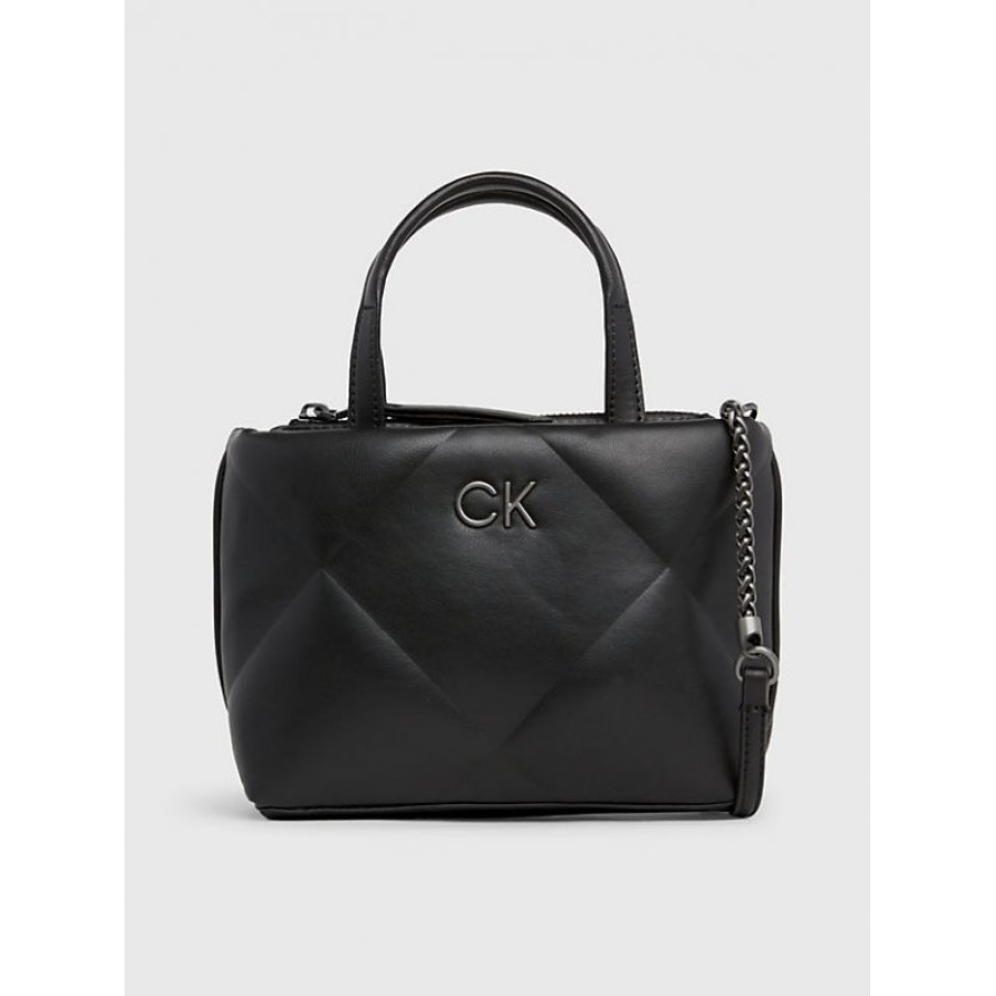 Femmes Calvin Klein Sac A Main | Sac A Main Re-Lock Quilt En Synthetique - Calvin Klein