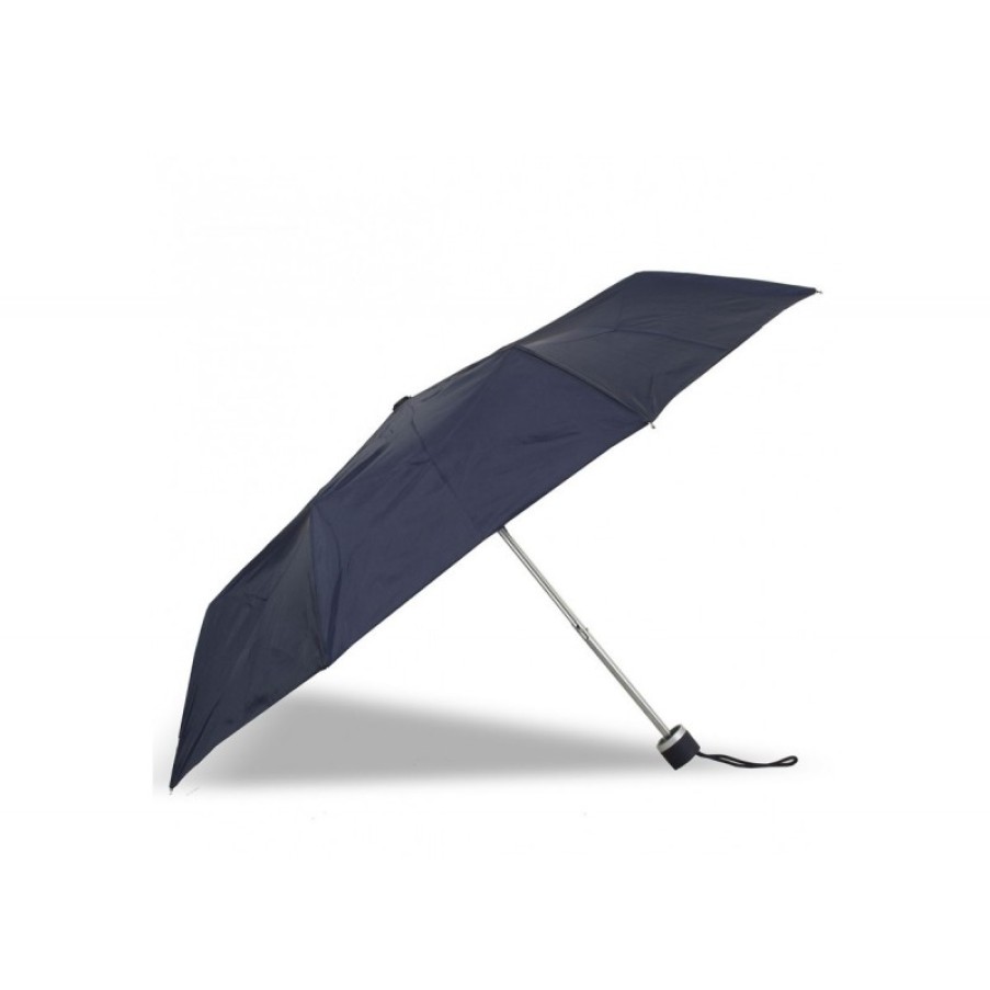 Femmes Isotoner Parapluie | Parapluie Manuel Marine - Isotoner