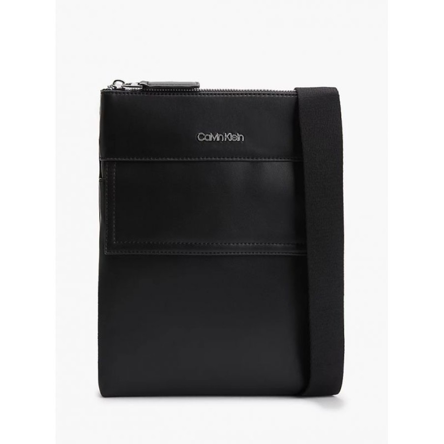 Hommes Calvin Klein Sacoche | Petit Sac Reporter Utility Nappa En Synthetique - Calvin Klein