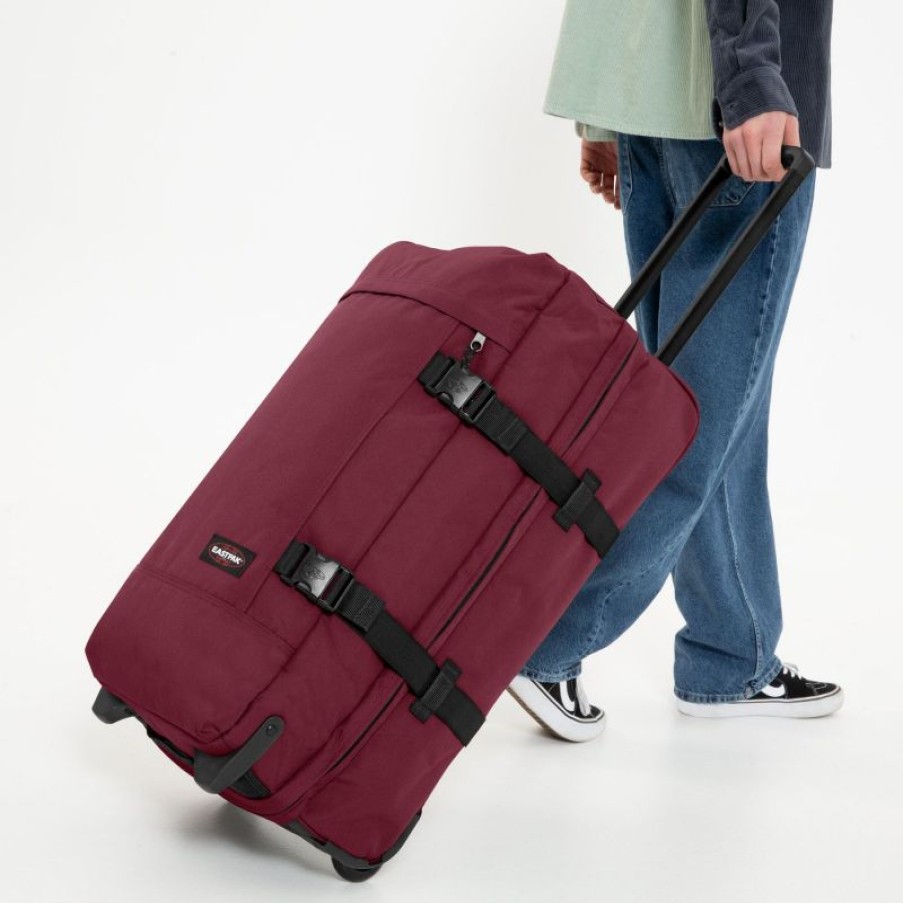 Bagages Eastpak | Sac De Voyage Tranverz M Bushy Burgundy - Eastpak