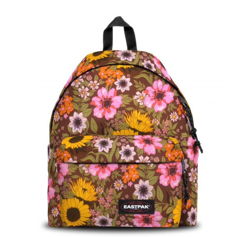 Femmes Eastpak Sac A Dos | Sac A Dos Padded Pak'R Popflower Brown