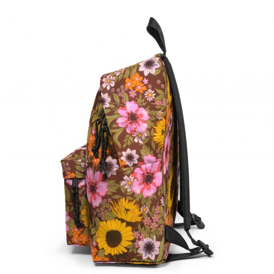 Femmes Eastpak Sac A Dos | Sac A Dos Padded Pak'R Popflower Brown