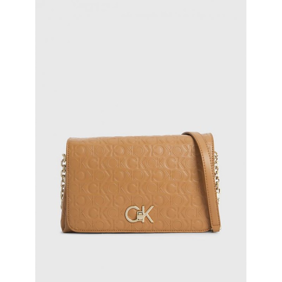 Femmes Calvin Klein Sac Porte Epaule | Sac Bandouliere Re-Lock En Synthetique - Calvin Klein