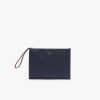 Femmes Lacoste Trousse | Pochette Zippee Anna En Synthetique - Lacoste