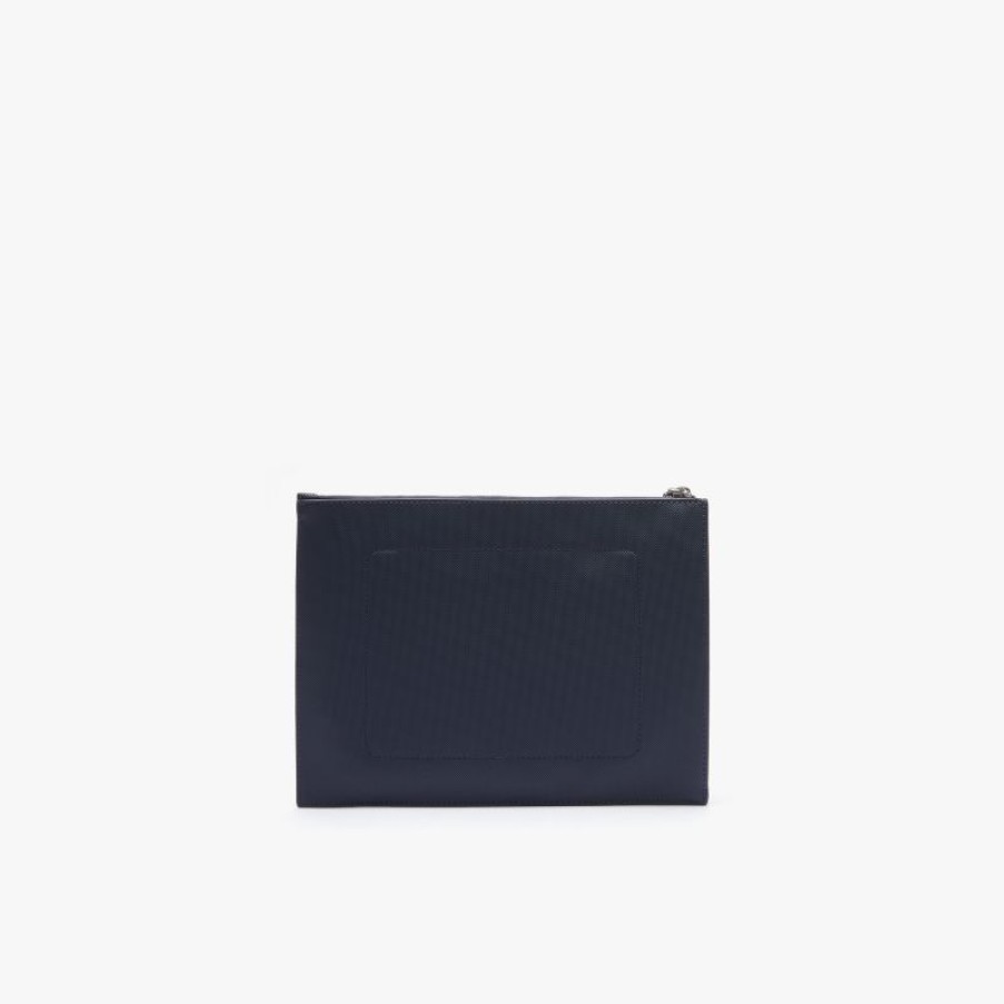 Femmes Lacoste Trousse | Pochette Zippee Anna En Synthetique - Lacoste