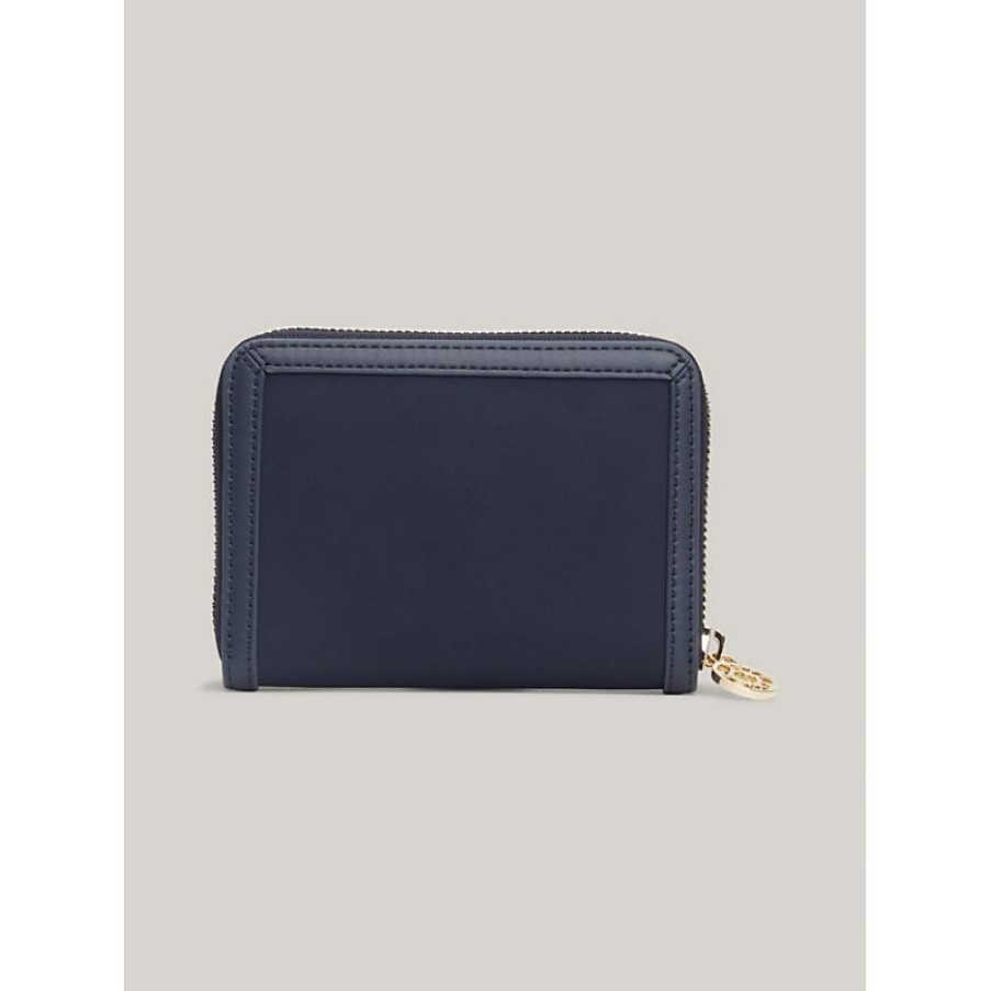 Femmes Tommy Hilfiger Portefeuille | Portefeuille Zippe Essential En Synthetique - Tommy Hilfiger