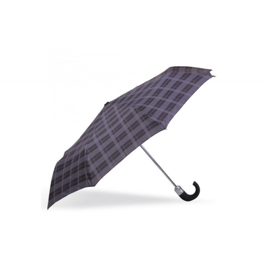 Femmes Isotoner Parapluie | Parapluie Crook X-Tra Solide Carreaux - Isotoner