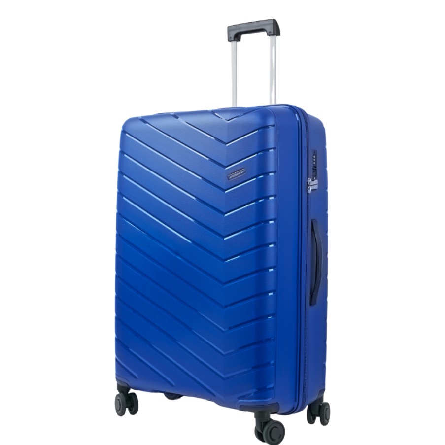 Bagages Arthur & Aston | Valise Trolley 77Cm Rigide Bleu