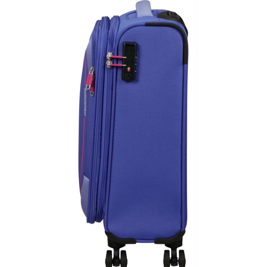 Bagages American Tourister | Valise Cabine 4 Roues 55Cm Pulsonic En Toile - American Tourister