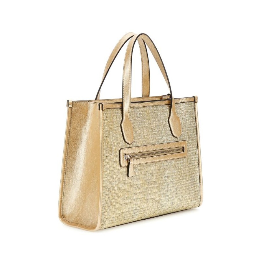 Femmes Guess Sac Cabas | Sac Cabas Silvana En Synthetique - Guess