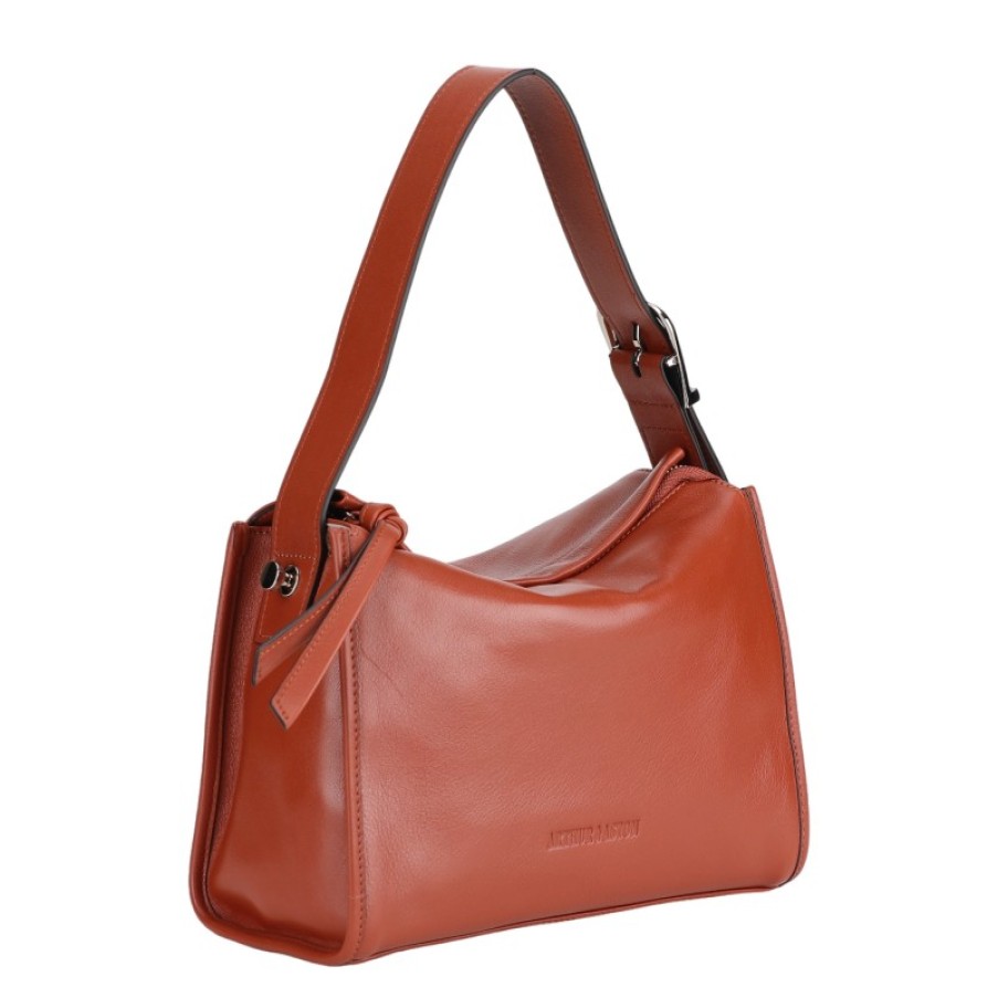 Femmes Arthur & Aston Sac Porte Epaule | Sac Porte Epaule Penny En Cuir - Arthur&Aston