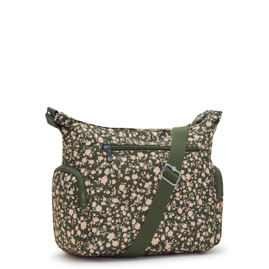 Femmes Kipling Sac Bandouliere | Sac Bandouliere Gabbie Fresh Floral En Toile - Kipling