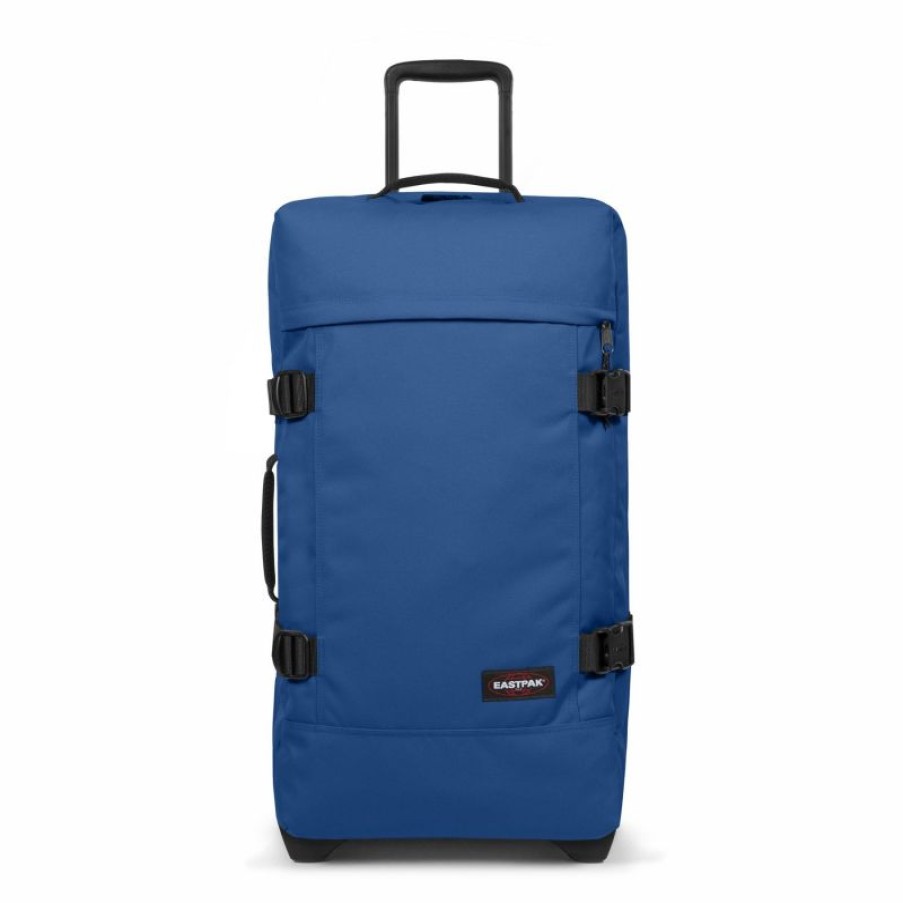 Bagages Eastpak | Valise Tranverz L 79Cm (Tsa) Charged Blue - Eastpak