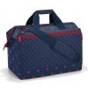 Bagages Reisenthel | Sac De Voyage Allrounder L Pocket Mixed Dots Red En Toile - Reisenthel