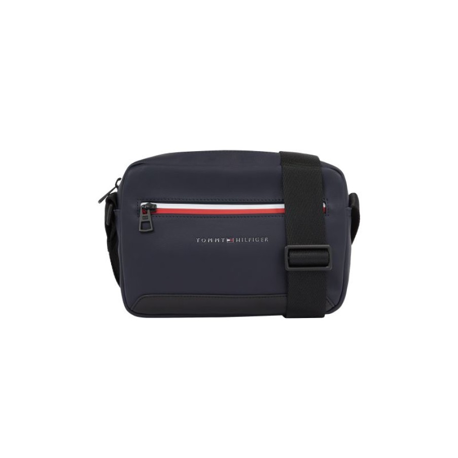 Femmes Tommy Hilfiger Sac Bandouliere | Sac Travers Essential En Synthetique - Tommy Hilfiger