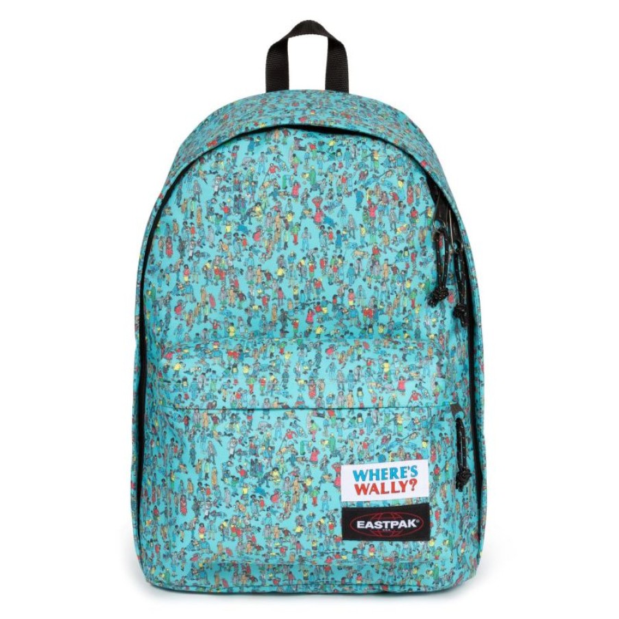 Femmes Eastpak Sac A Dos Ordinateur | Sac A Dos Out Of Office Wally Pattern Blue - Eastpak