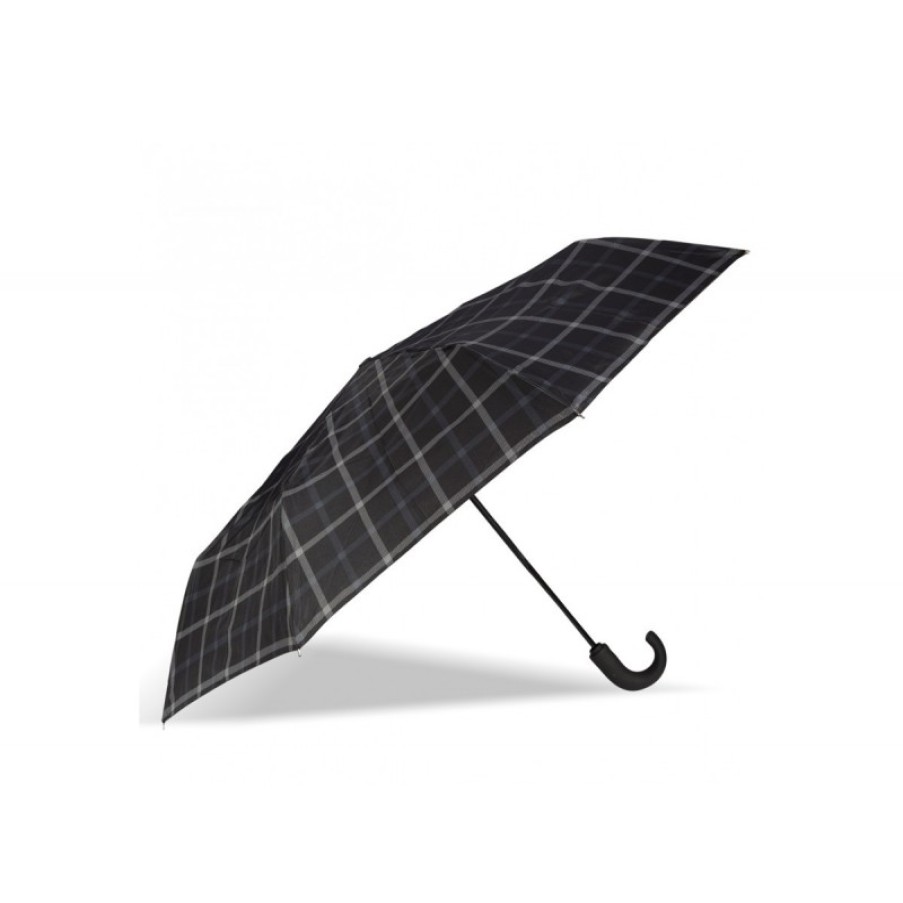 Femmes Isotoner Parapluie | Parapluie Crook X-Tra Solide Carreaux - Isotoner