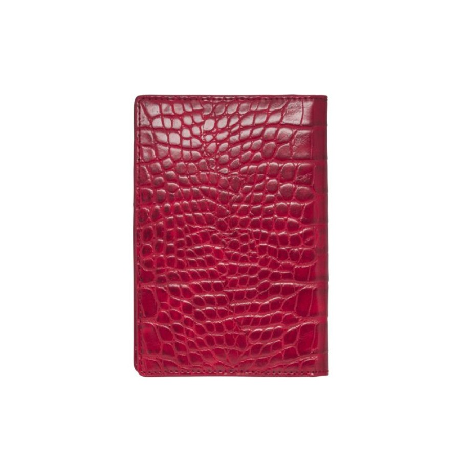 Femmes Tommy Hilfiger Portefeuille | Etui De Passeport En Synthetique Facon Croco - Tommy Hilfiger