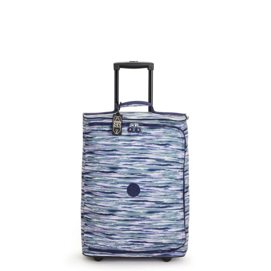 Bagages Kipling | Sac De Voyage Cabine Xs A Roulettes Teagan C Brush Stripes - Kipling