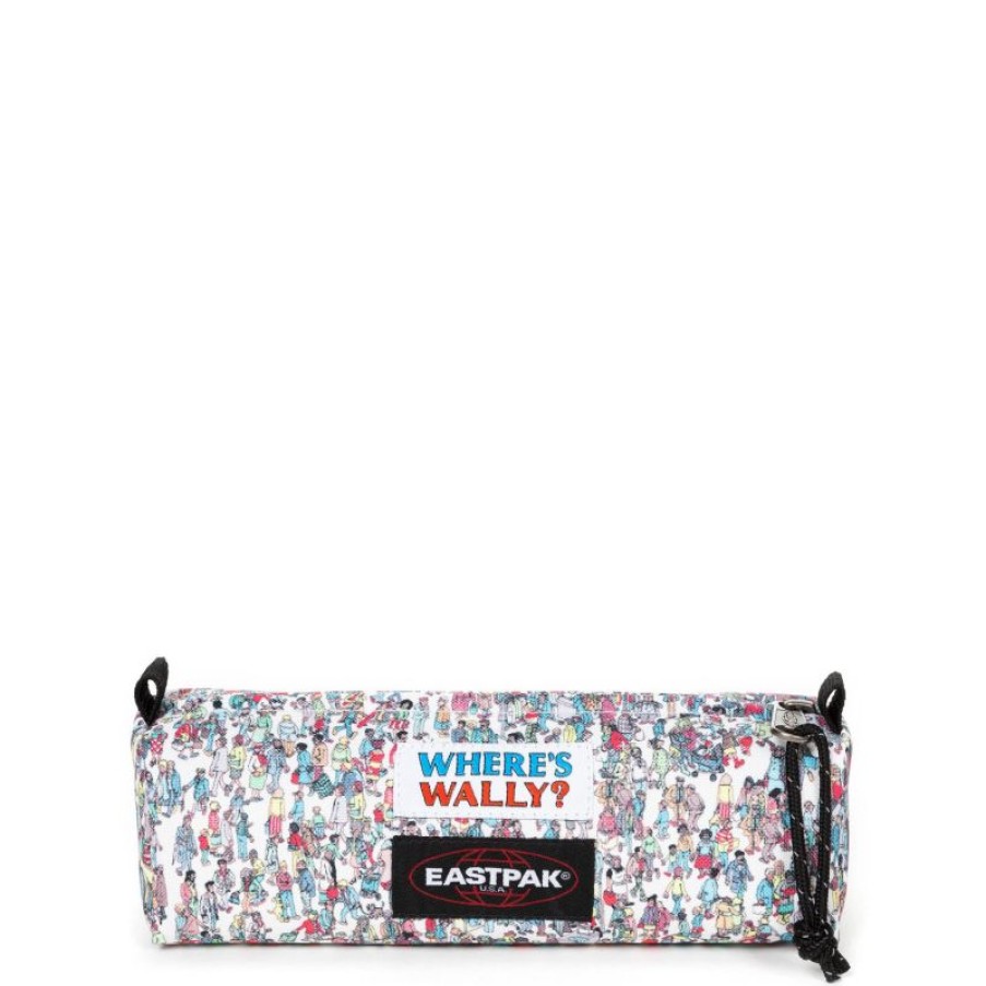 Femmes Eastpak Trousse | Trousse Benchmark Wally Pattern White - Eastpak